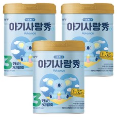 Nam Yang乳業嬰兒愛水升級奶粉 3階段, 3個, 800g