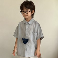 LITTLE RABBIT 兒童款C Sunday Blue家族風襯衫