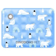 DING DONG PET 動物涼感墊, 1個, 藍色