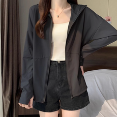 愛北鼻 成人款 冰絲防曬外套, 黑色, XXXL - 夏季透氣防曬必備