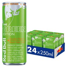 Red Bull 紅牛 能量飲料 綠色版, 24個, 250ml
