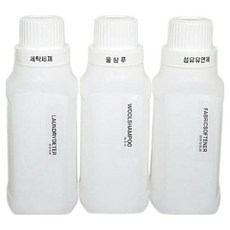 洗衣精補充小容器洗衣精桶 2L 3個+標籤紙 tpxm, 1套, 單色