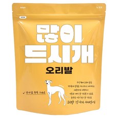 많이드시개 강아지 대용량 수제간식, 오리발, 400g, 1개