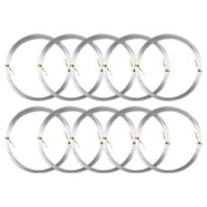 유니아트 내가 만드는 공예철사 1mm, 은색, 10개