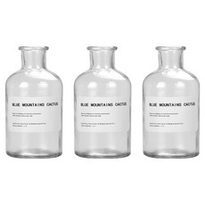 제로캔들 디퓨저 유리 용기, 투명, 250ml, 3개 투명, 3세트