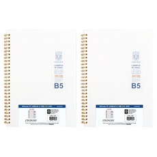 OXFORD 밀키웨이 Milkyway PP 스프링노트 B5 좌철 80매 그리드, 2개