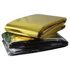 nbclass 露營保暖應急用銀箔防寒毯 大型, 2個, 混色