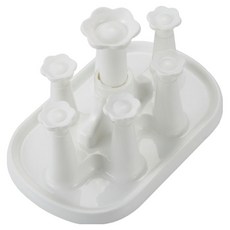 썸즈마인 디자인 컵걸이 6홀더, 화이트, 1개 화이트, 1개