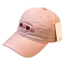 PORABELLA 運動純色絨毛愛心字母防曬健行帽 HAT020 粉色 運動帽 健行帽, 1個, 帽深14cm 帽沿54~60cm