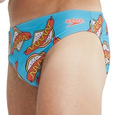 speedo 男款彈性香腸三明治三角泳褲 5cm 8-00354417164