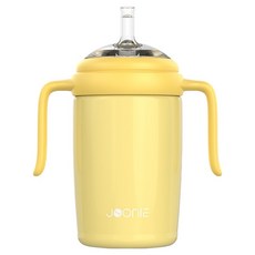 주니 스테인레스 빨대컵, 옐로우, 1개, 240ml 옐로우, 1개, 240ml