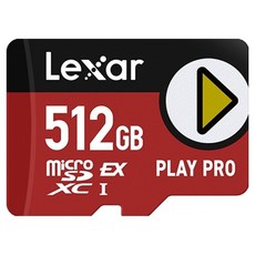 Lexar 雷克沙 Micro SD Express PCIe NVMe Nintendo Switch 2適用高速記憶卡, 512GB, 1個