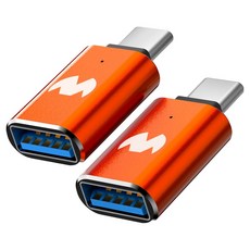 GOOSPERY USB to Type-C 3.0轉換OTG轉接器, 青銅, 2個, 3 厘米