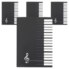 구디파이 오선지 악보 음악노트, 블랙, 4개 블랙, 4개
