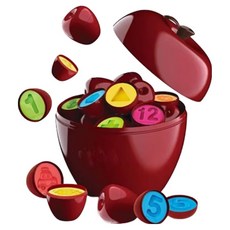 Joy Kids幼兒用蘋果盒+圖形配對 12入組, 1套