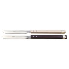 Bogen 方形Solne餐具甜點刀, 深米色、深櫻桃色, 1套