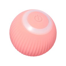 自動引力滾動逗貓玩具球 智能款, 1個, 粉色, 智能避障, 趣味互動, 寵物玩具, ZF4594