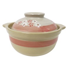 SILWA 西華 佐賀日式花繪砂鍋 19cm，導熱均勻，保溫效果佳，適用烤箱, 1個