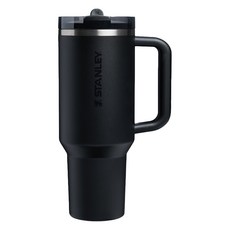 STANLEY 防漏吸管隨手杯, 消光黑, 1個, 1180ml