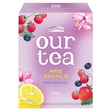 아워티 쟈뎅 아워티 베리썸 히비스커스티, 14.8g, 4개입, 1개