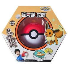 PoKeMoN 寶可夢 靈動幻想 神奇寶貝 魔幻陀螺2 伊布, 1盒, 混和顏色
