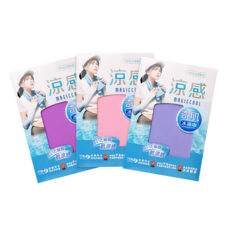 Life 夏季消暑冰涼巾3入組，急速冰感奇肌涼感運動圍脖巾，MIT台灣製，紫羅蘭+櫻花粉+薰衣草紫，85x30cm, 紫羅蘭 + 櫻花粉 + 薰衣草紫, 1組, 85 x 30cm