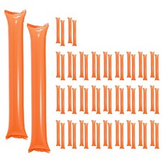 파티쇼 수입 응원용 막대풍선 2p, 오렌지, 30세트