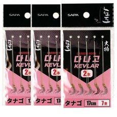 싸파 도도 다나고 케블라 2본 17cm SDD-DK2S177, 3개