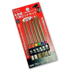 六角鑽頭 6種組 110mm SMH-HEX110, 1套