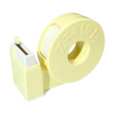 ZzalRio兒童安全便攜式膠帶座 香蕉黃 1個, 兒童文具安全膠台, 輕巧易攜帶