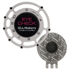 IdMakers 眼鏡高爾夫球標球標推桿測距高爾夫禮盒組 3.6cm, 1套, 銀粉色
