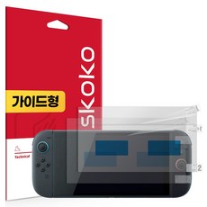 Skoko Nintendo Switch 2防指紋低反射螢幕保護貼 2張入, 1個, 單色, NDG00080002