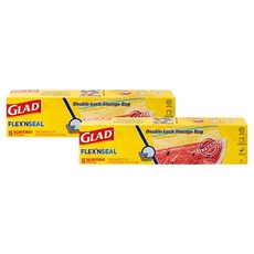 GLAD 佳能 Flex&Seal延展性冷藏夾鏈袋, 2個