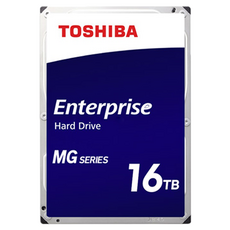 TOSHIBA 東芝 Enterprise企業用硬碟 7200RPM CMR方式 512MB緩衝, MG09ACA16T, 16TB