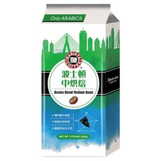 西雅圖BARISTA COFFEE 波士頓中烘焙綜合咖啡豆454g (咖啡豆/中焙/阿拉比卡), 1包, 咖啡豆(無研磨), 454g