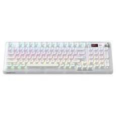 CHERRY XTRFY PIXIU 98 MX2A 무선 3모드 게이밍 키보드, 화이트, G80-24100HHAKR-0, 저소음 적축