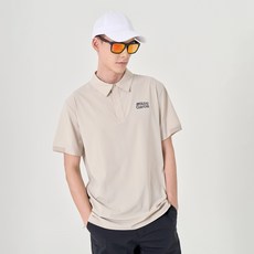 Abu Garcia 男款網眼梭織POLO短袖T恤