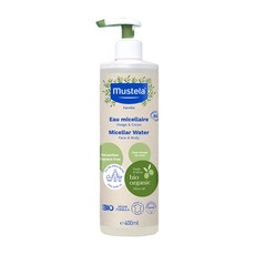 mustela 慕之恬廊 有機好橄潔膚水 400ml, 溫和清潔、保濕滋潤、無香精, 1瓶