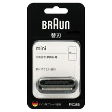BRAUn 百靈 刀頭刀網組 F/C26B 黑色, 德國製造, 適用於M-1010, M-1011, M-1012, M-1000型號刮鬍刀, 1個, 1入