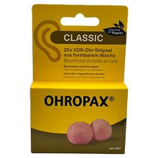 OHROPAX 安耳悠 CLASSIC 蠟丸耳塞, 10組, 1盒