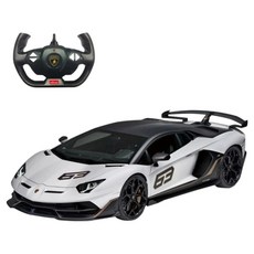 RASTAR 星輝 藍寶堅尼 Aventador SVJ 彩繪遙控車 1:14, 1個, 白色