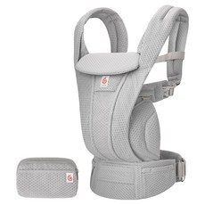 ergobaby Omni Deluxe網狀嬰兒背帶, 珍珠灰