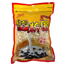 CHI-SHENG 耆盛食品 紅心波霸粉圓, 1個, 1個裝, 600g