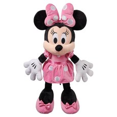 디즈니스토어 미키와 친구들 플러시 인형 핑크 라지, 미니마우스, 1개, 54cm