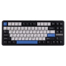 에포메이커 VIA지원 핫스왑 AS가능 유무선 기계식 키보드, Black White Blue, TH85, 제조사축