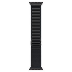 Apple 정품 2025 애플워치 알파인 루프, 49mm, Medium, 블랙/블랙 티타늄