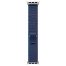 Apple 정품 2025 애플워치 트레일 루프, 49mm, M/L, 블루/내추럴 티타늄
