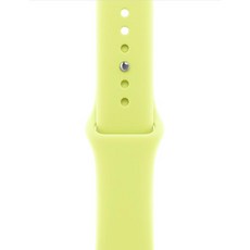 Apple 정품 2025 애플워치 스포츠 밴드 S/M, 42mm, 네온 옐로