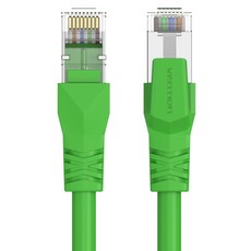 벤션 가동형 CAT6A SFTP 초고속 기가 랜선 랜케이블 IBMG, Green, 1개, 50m