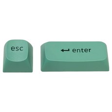 키크론 OSA 더블샷 PBT 키보드 교체용 커스텀 포인트 키캡 ESC + ENTER 세트, 그린, JM-235